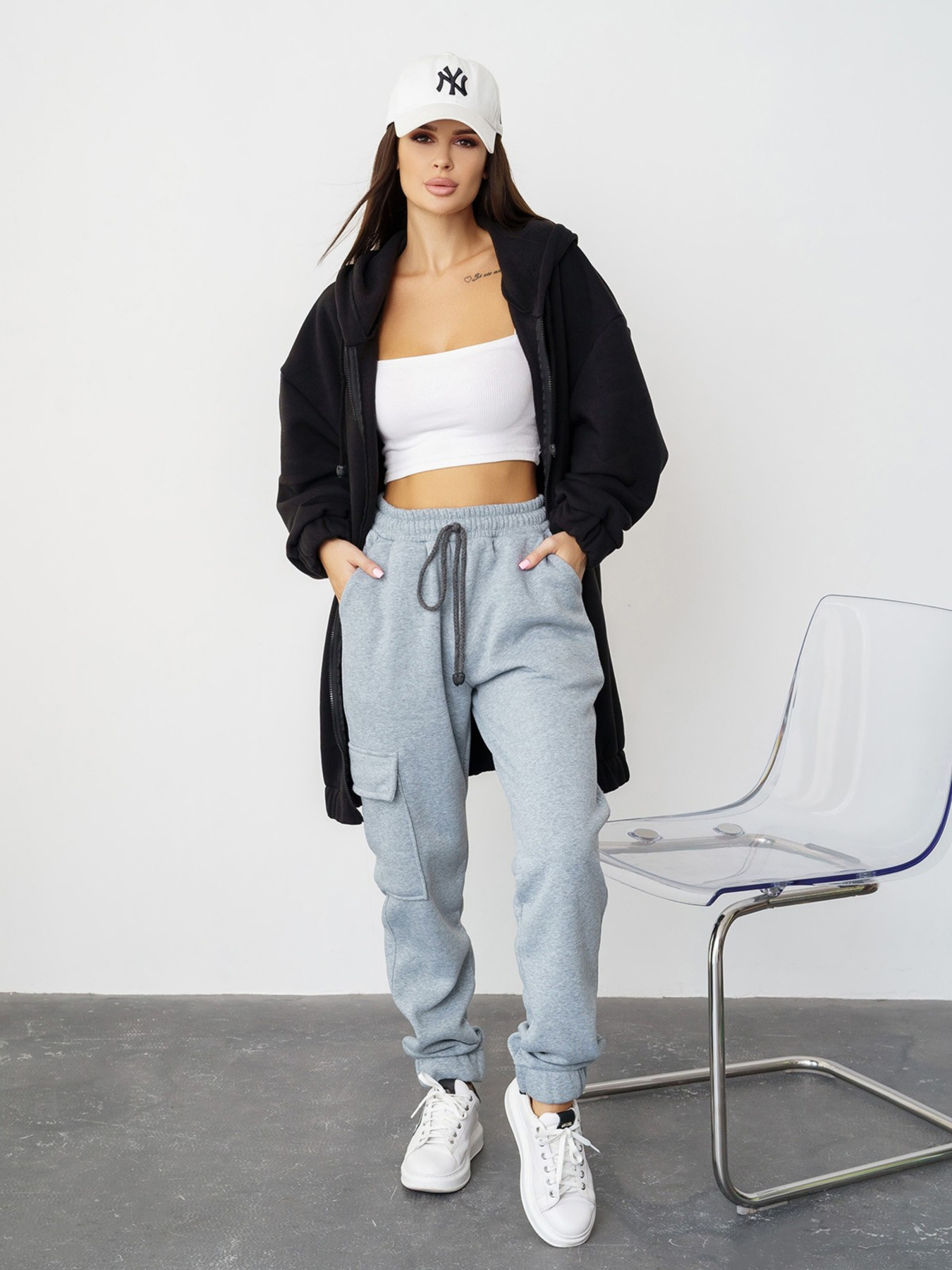 Худі ISSA Plus модель 13569_black Худі ISSA Plus модель 13569_black Фото