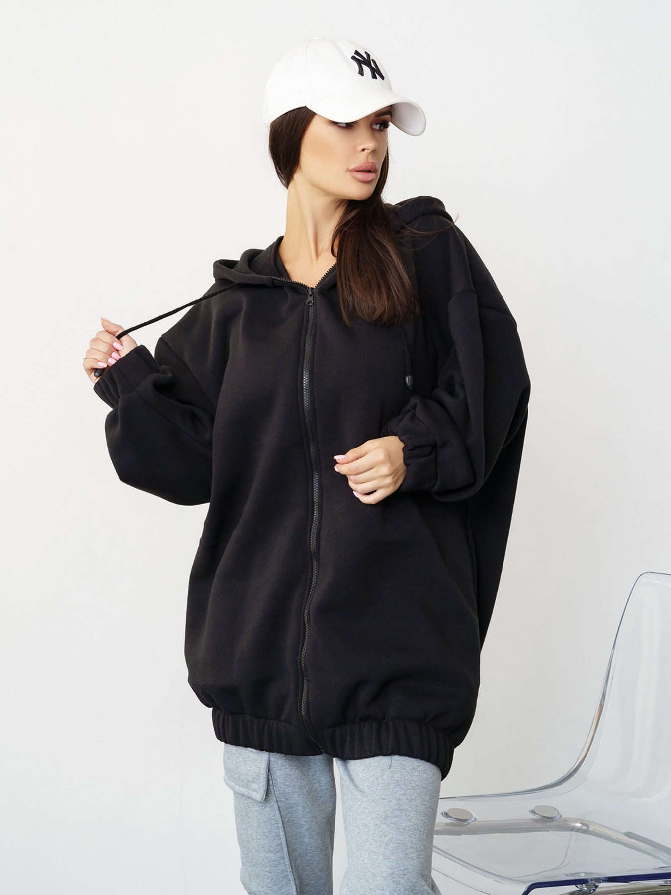 Худі ISSA Plus модель 13569_black Худі ISSA Plus модель 13569_black Фото