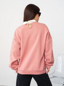 Свитшот ISSA Plus модель SA-427_peach Фото