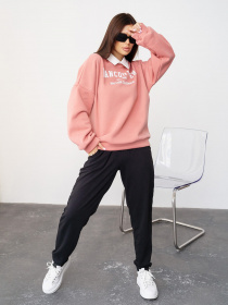 Свитшот ISSA Plus модель SA-427_peach Фото