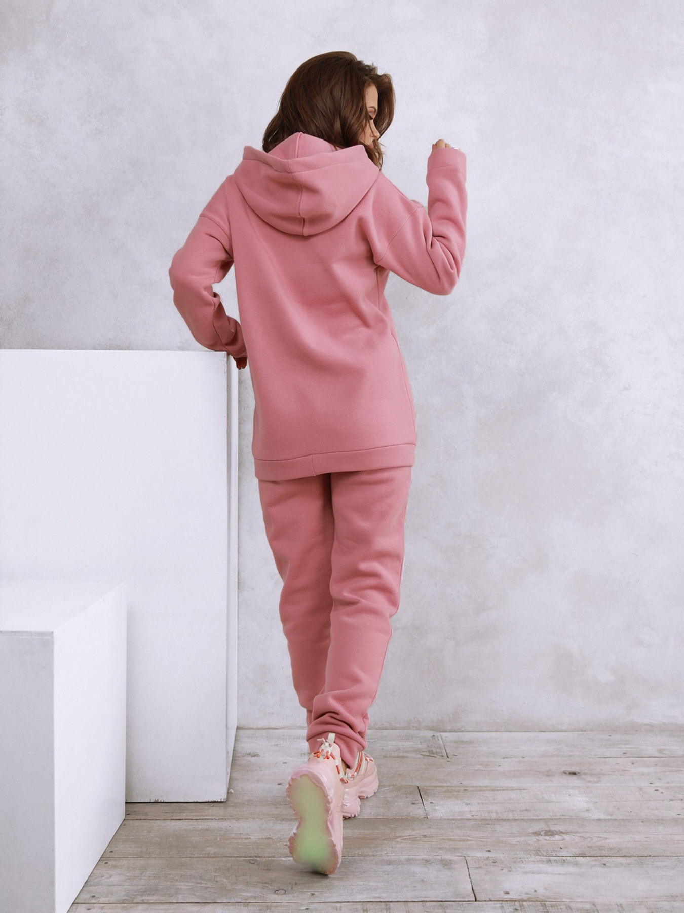 Спортивный костюм ISSA Plus модель 12236B_pink Спортивный костюм ISSA Plus модель 12236B_pink Фото