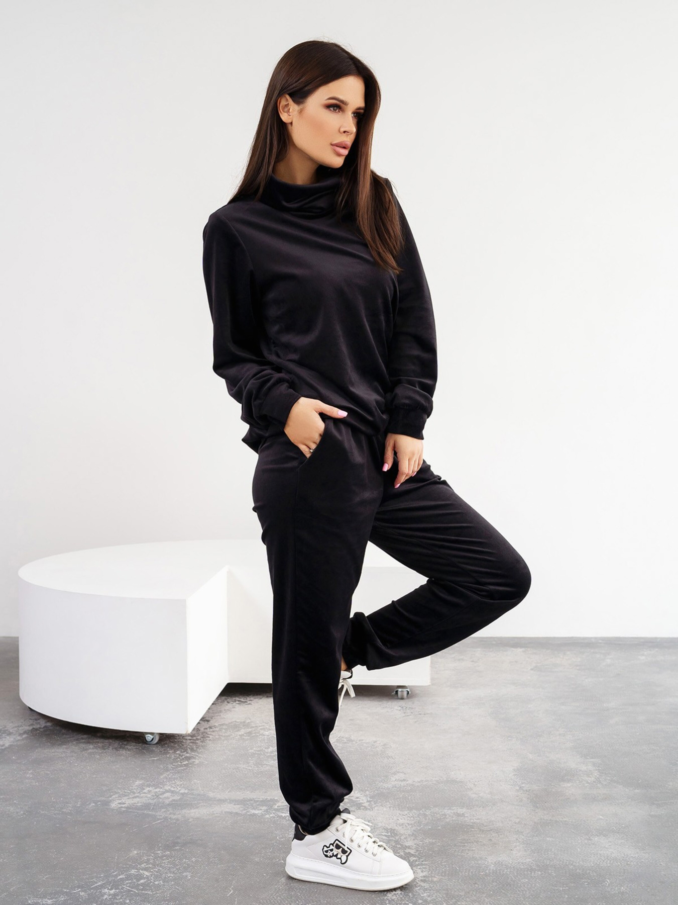 Спортивный костюм ISSA Plus модель 13558_black Фото