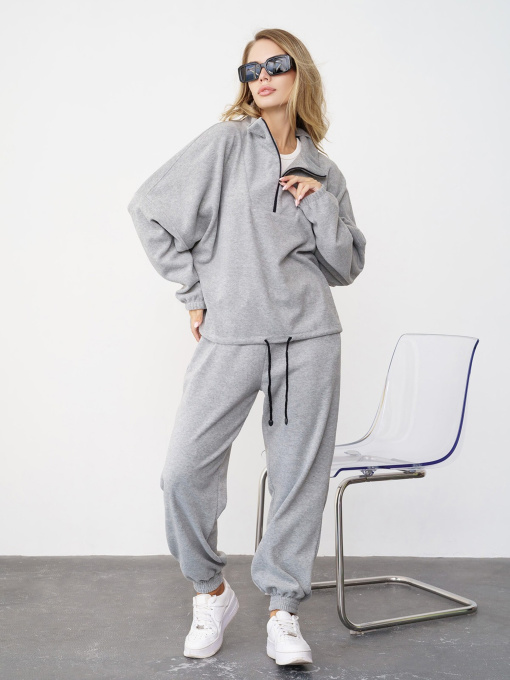 Спортивний костюм ISSA Plus модель 13559_grey Фото