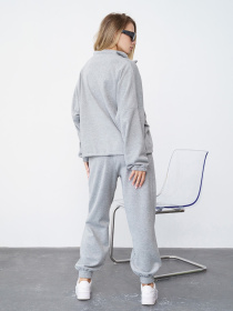 Спортивный костюм ISSA Plus модель 13559_grey Спортивный костюм ISSA Plus модель 13559_grey Фото