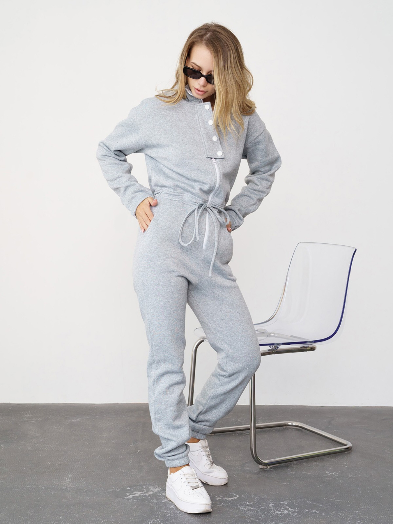 Комбинезон ISSA Plus модель 13562_lightgray Фото