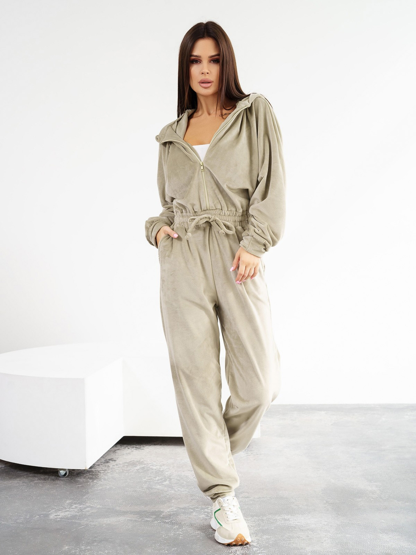 Комбинезон ISSA Plus модель SA-431_olive Фото