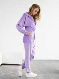 Комбінезон ISSA Plus модель SA-431_lilac Фото