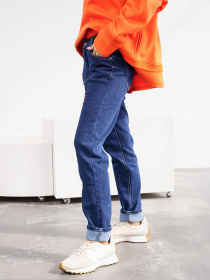 Джинси мом ISSA Plus модель WN20-312_blue Фото