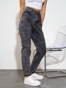 Джинси мом ISSA Plus модель WN20-313_grey Фото