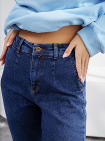 Джинсы мом ISSA Plus модель WN20-314_blue Фото