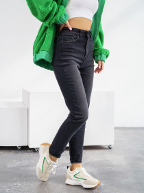 Завужені джинси ISSA Plus модель WN20-315_black Фото