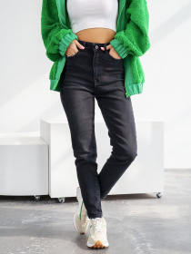 Завужені джинси ISSA Plus модель WN20-315_black Фото