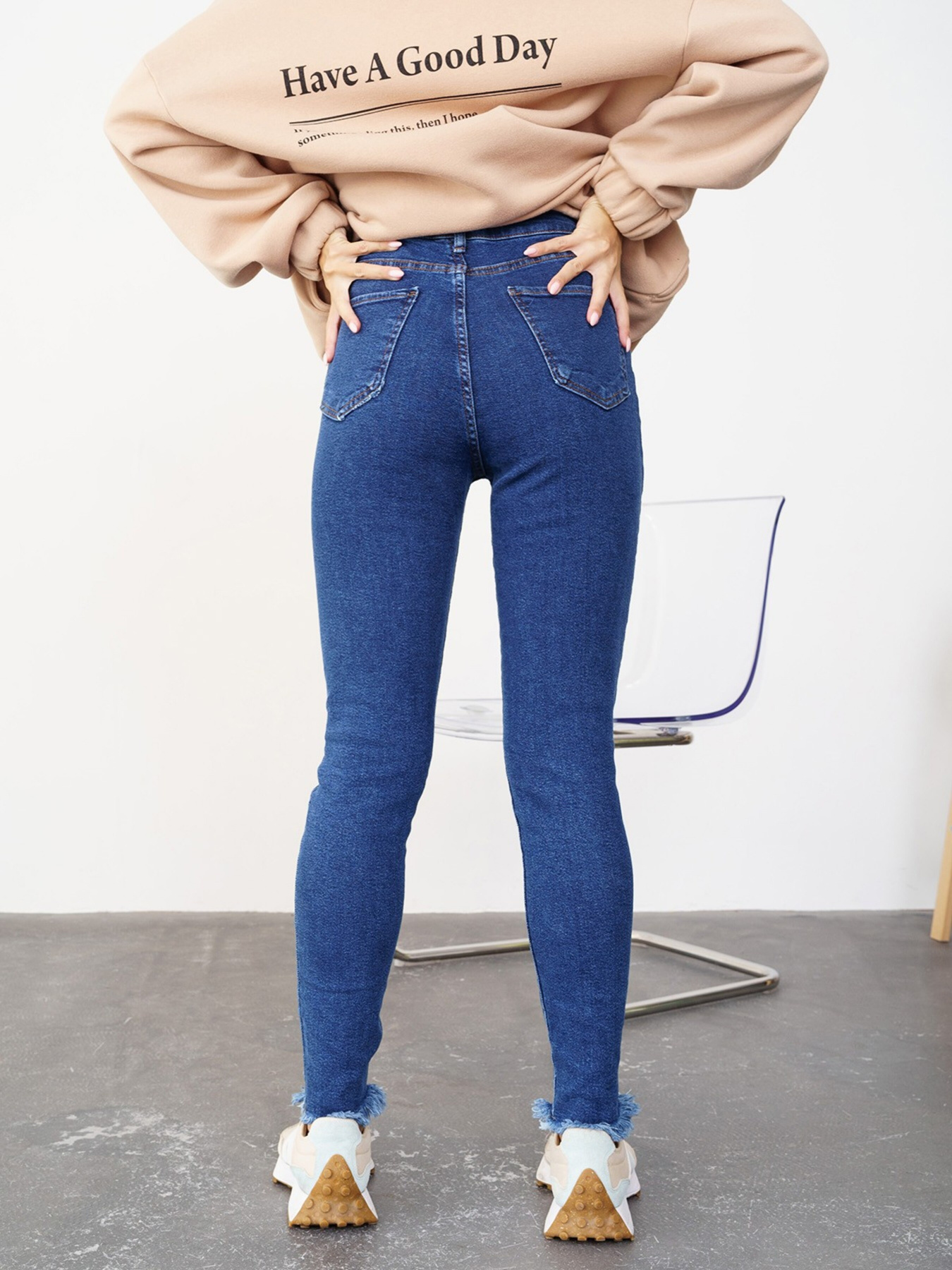 Скіні джинси ISSA Plus модель WN20-316_blue Фото