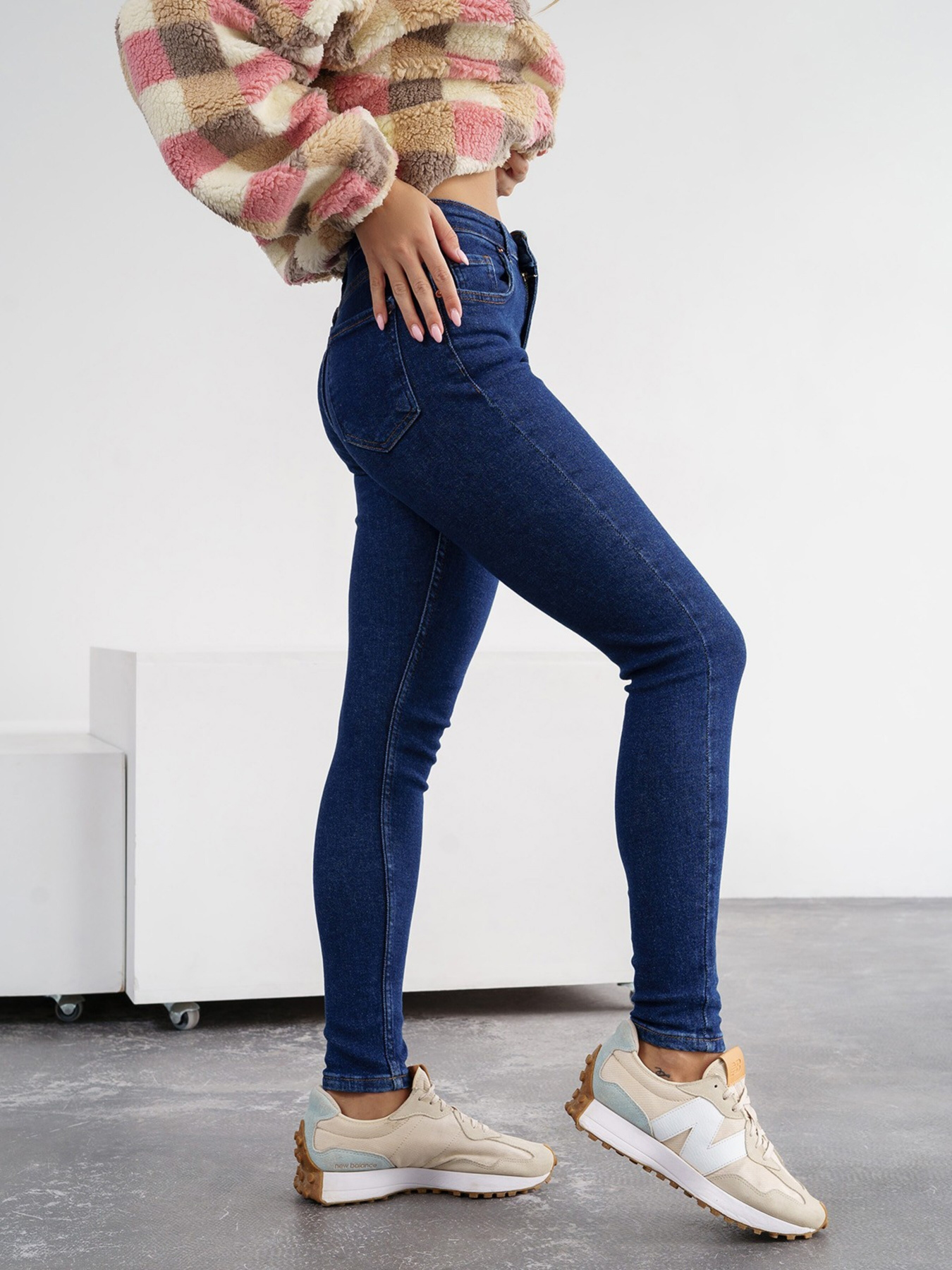 Скинни джинсы ISSA Plus модель WN20-317_blue Фото