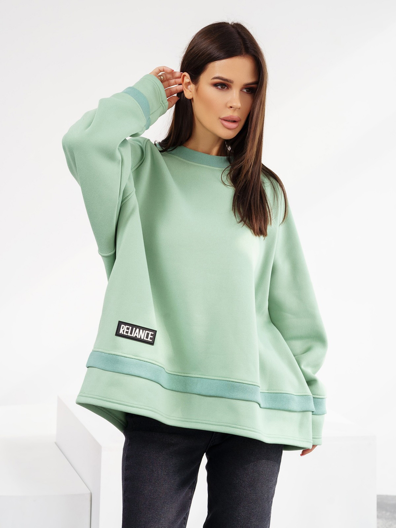 Свитшот ISSA Plus модель 13561_mint Фото