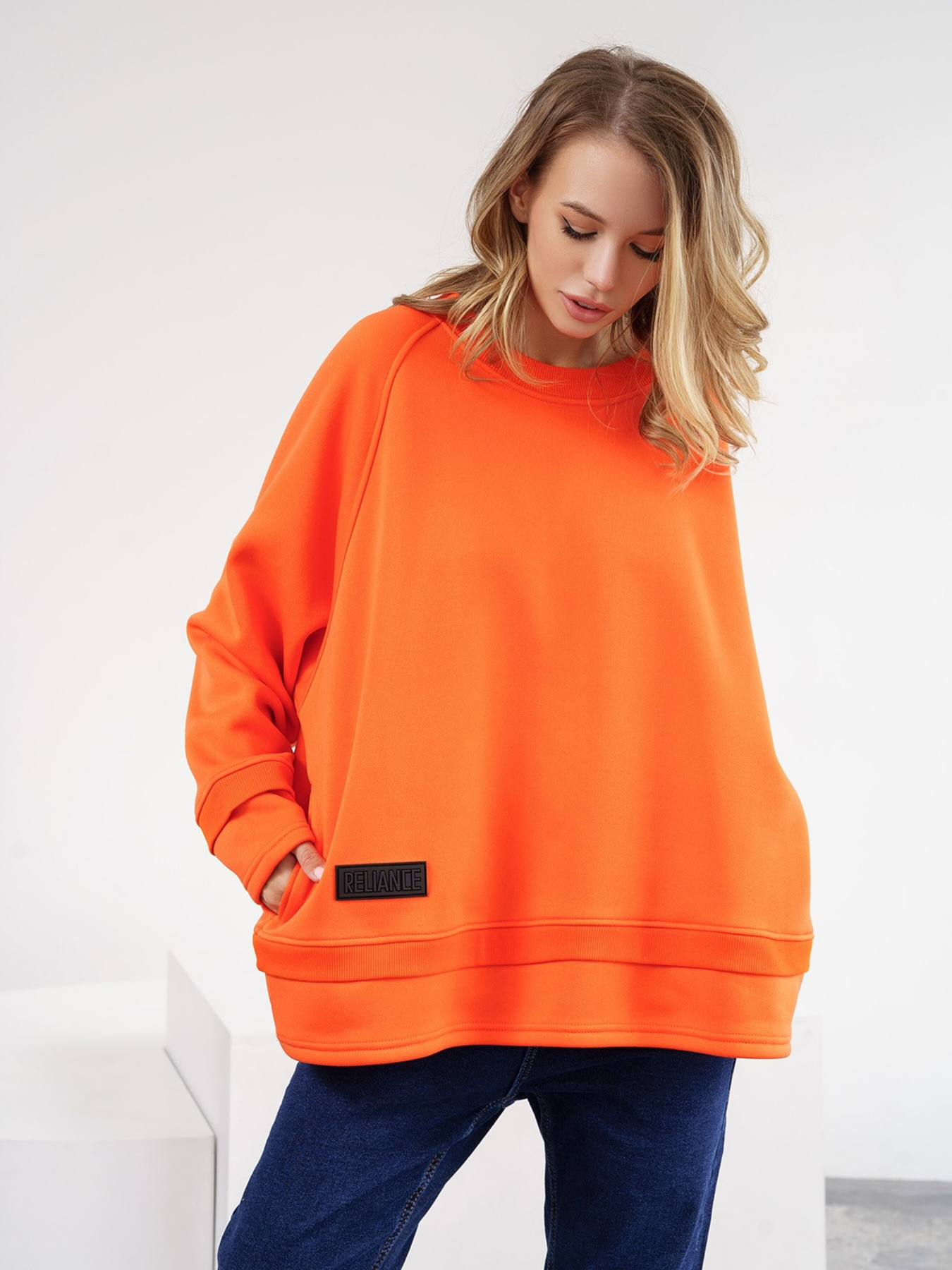 Свитшот ISSA Plus модель 13561_orange Фото