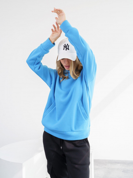 Худи ISSA Plus модель 13563_blue Фото