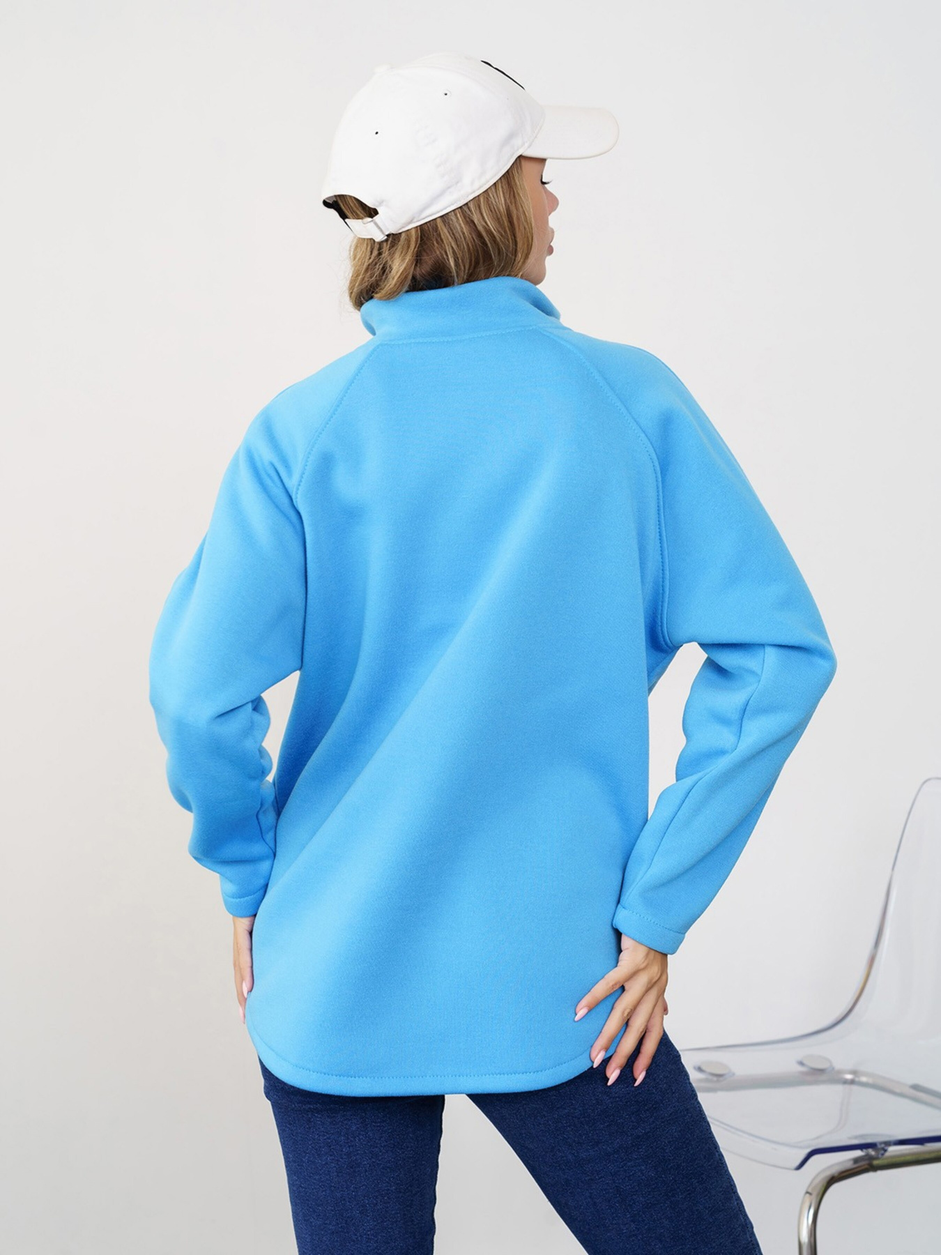 Кофта ISSA Plus модель 13564_blue Фото