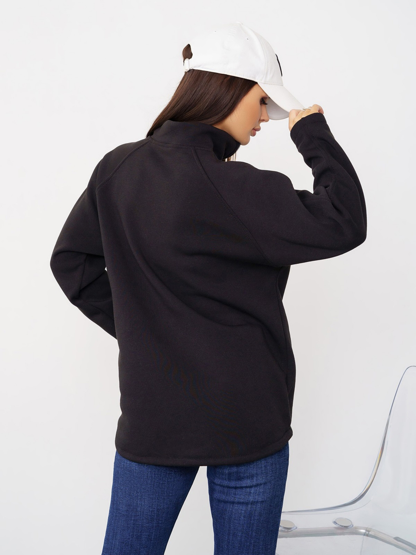 Кофта ISSA Plus модель 13564_black Фото