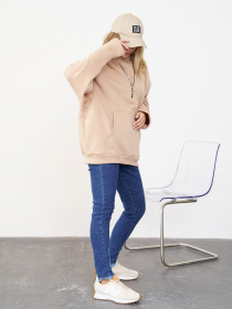 Худи ISSA Plus модель 13566_beige Фото