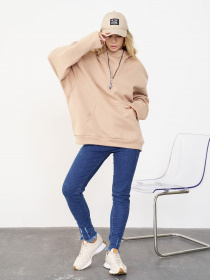 Худи ISSA Plus модель 13566_beige Фото
