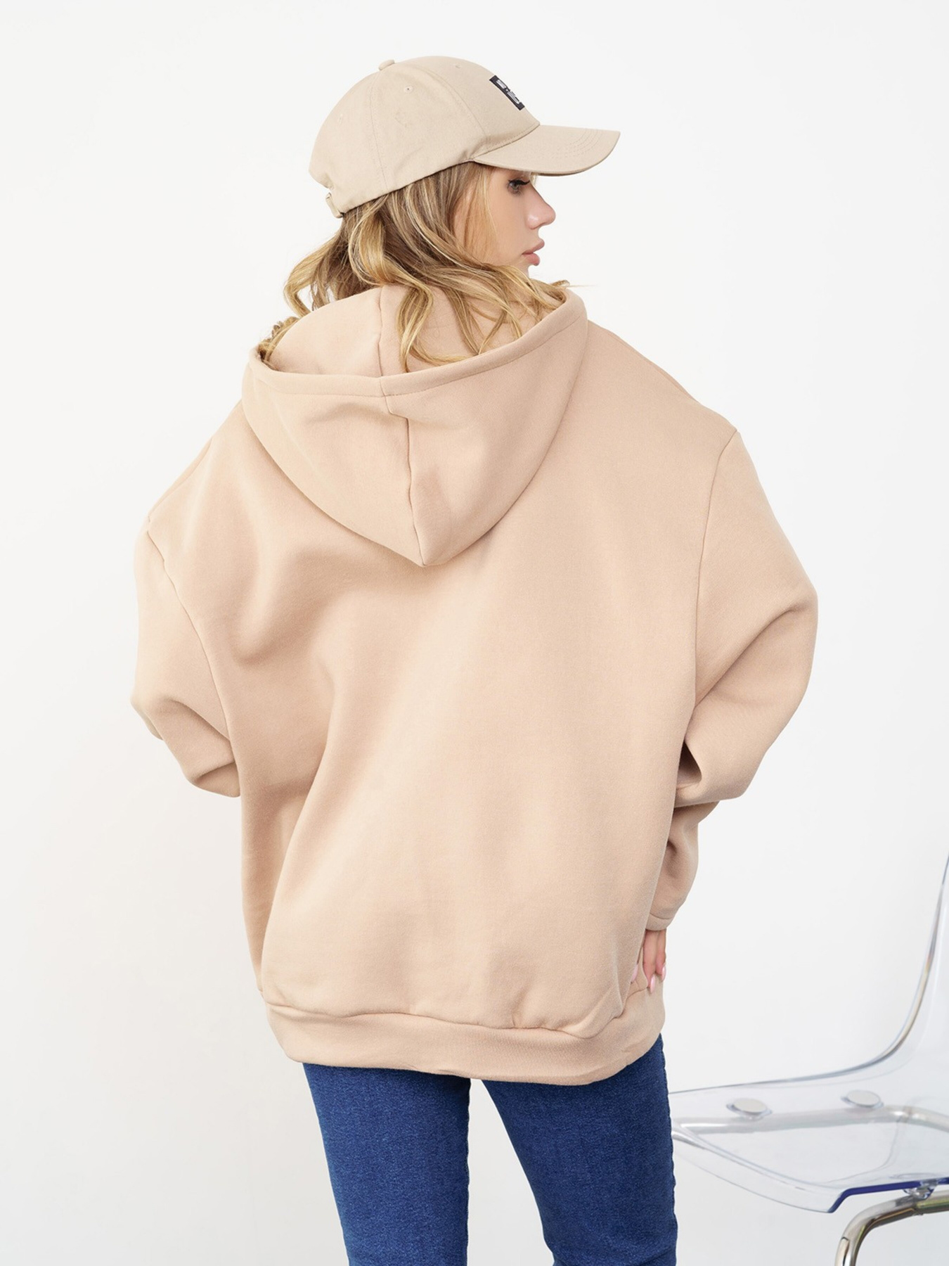 Худи ISSA Plus модель 13566_beige Фото