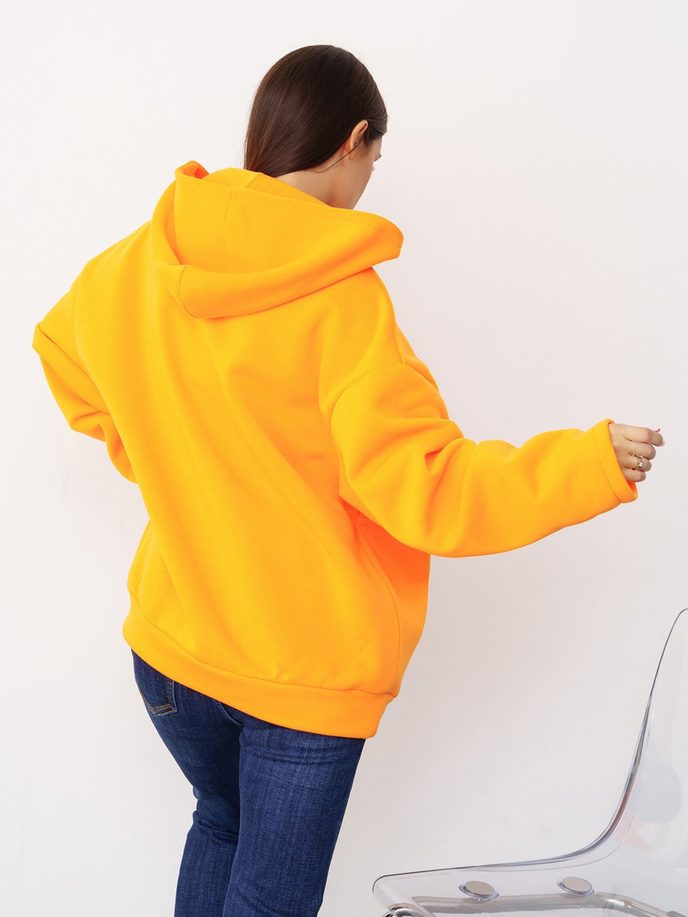 Худи ISSA Plus модель 13566_orange Фото