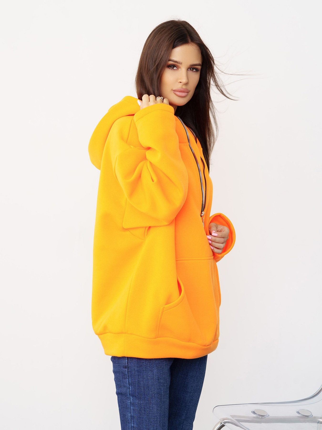 Худі ISSA Plus модель 13566_orange Худі ISSA Plus модель 13566_orange Фото