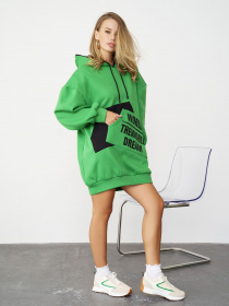 Туніка ISSA Plus модель 13568_green Фото