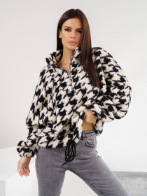 Кофта ISSA Plus модель 13578_blackwhite Фото