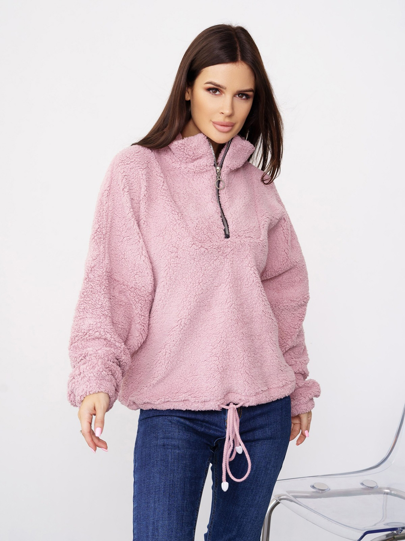 Кофта ISSA Plus модель 13579_pink Фото