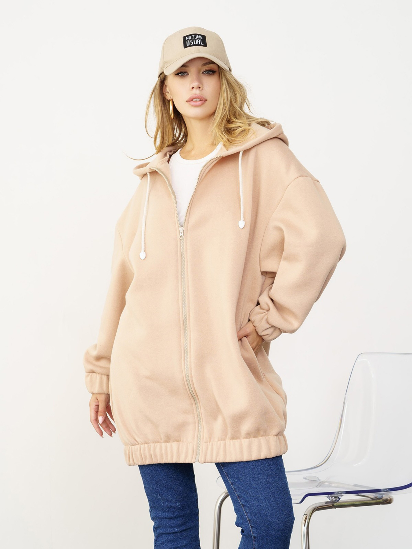 Кофта спортивная ISSA Plus модель 13581_beige Фото