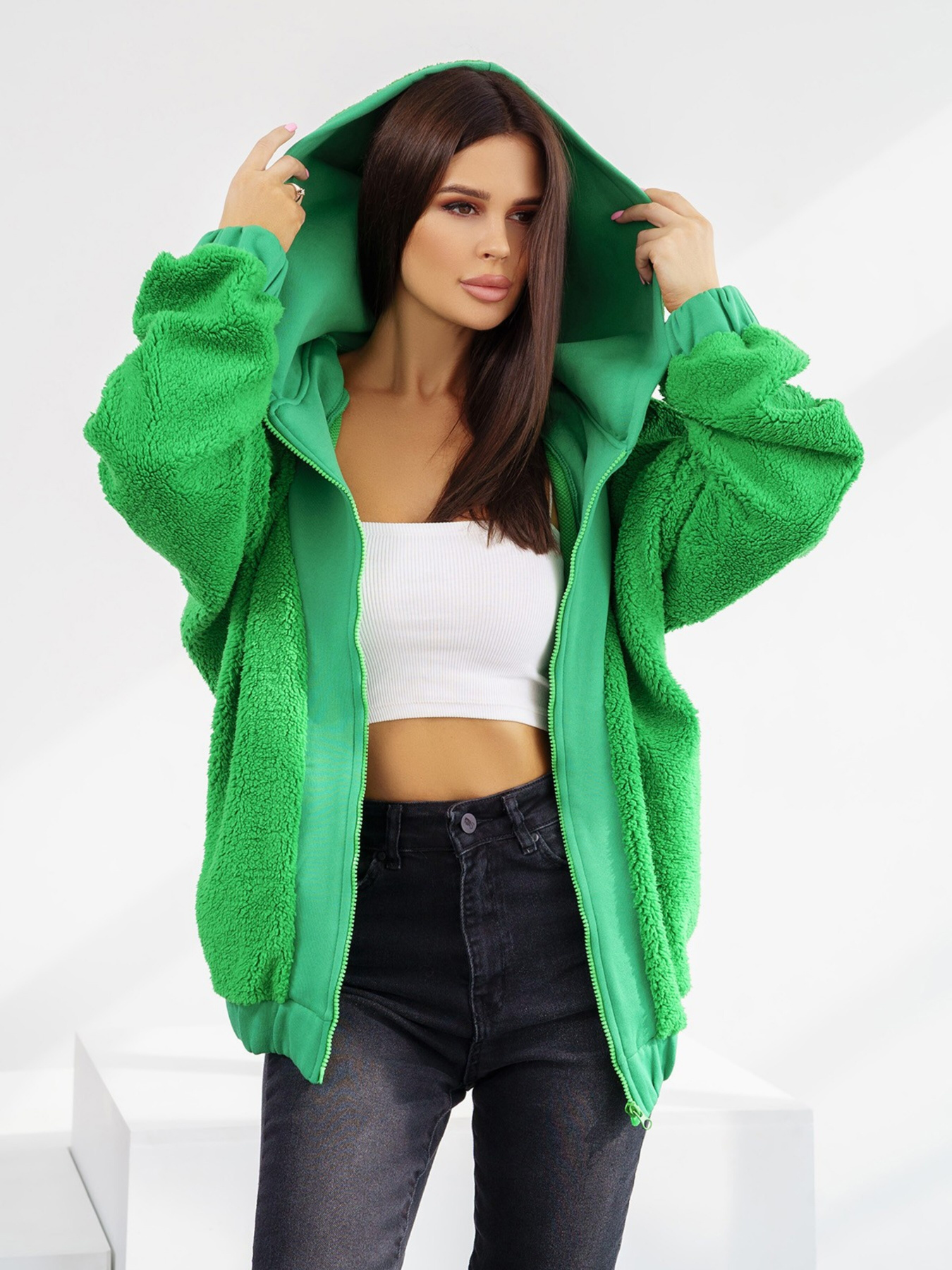 Кофта ISSA Plus модель 13586_green Фото