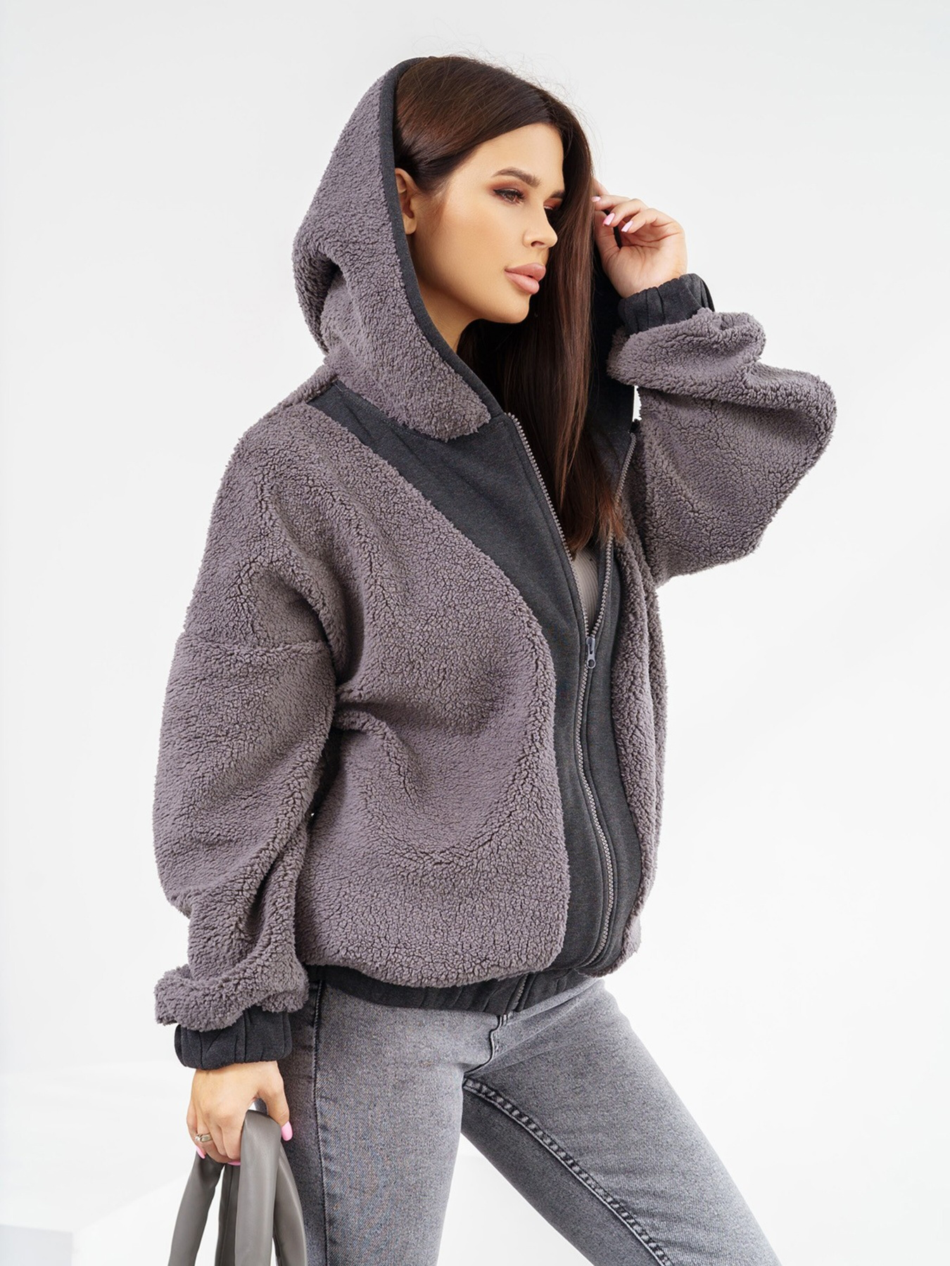 Кофта ISSA Plus модель 13586_grey Фото