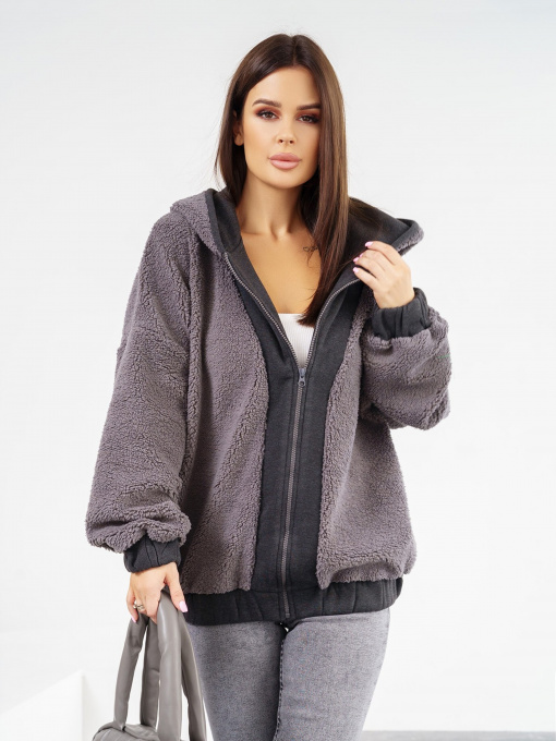 Кофта ISSA Plus модель 13586_grey Фото