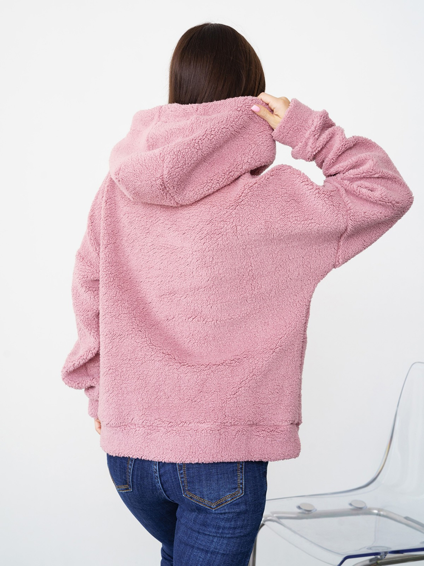 Худі ISSA Plus модель SA-426_pink Фото