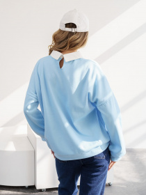 Світшот ISSA Plus модель SA-427_blue Фото