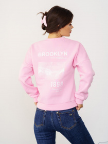 Світшот ISSA Plus модель SA-428_pink Світшот ISSA Plus модель SA-428_pink Фото