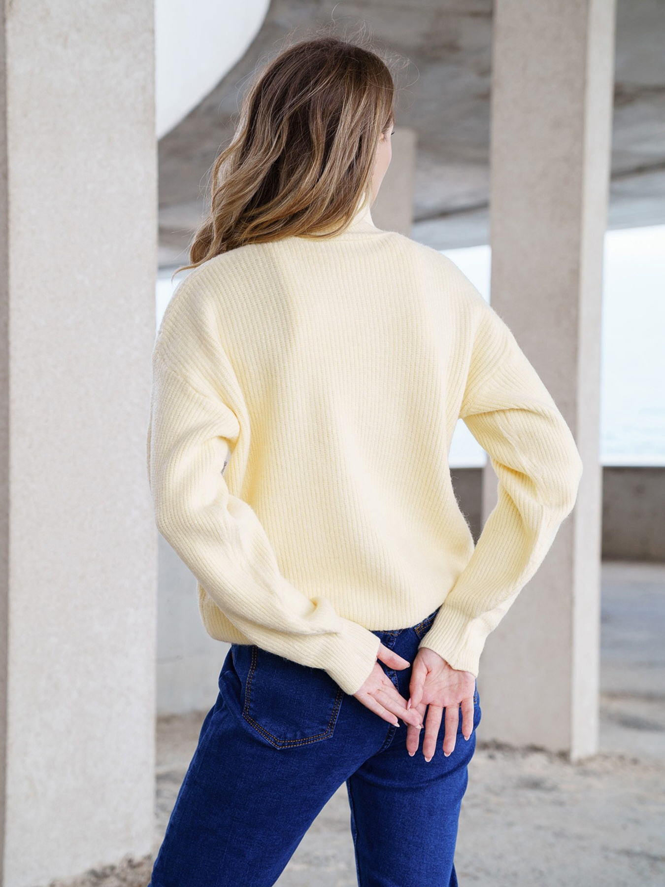 Свитер ISSA Plus модель WN20-322_beige Свитер ISSA Plus модель WN20-322_beige Фото