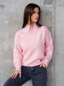 Светр ISSA Plus модель WN20-322_pink Фото