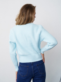 Светр ISSA Plus модель WN20-323_blue Светр ISSA Plus модель WN20-323_blue Фото