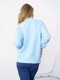 Свитер ISSA Plus модель WN20-345_blue Фото