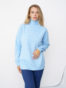 Свитер ISSA Plus модель WN20-345_blue Фото