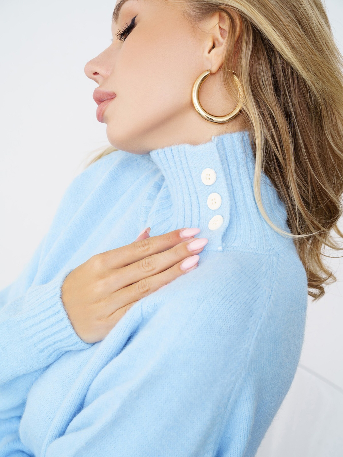 Светр ISSA Plus модель WN20-345_blue Светр ISSA Plus модель WN20-345_blue Фото