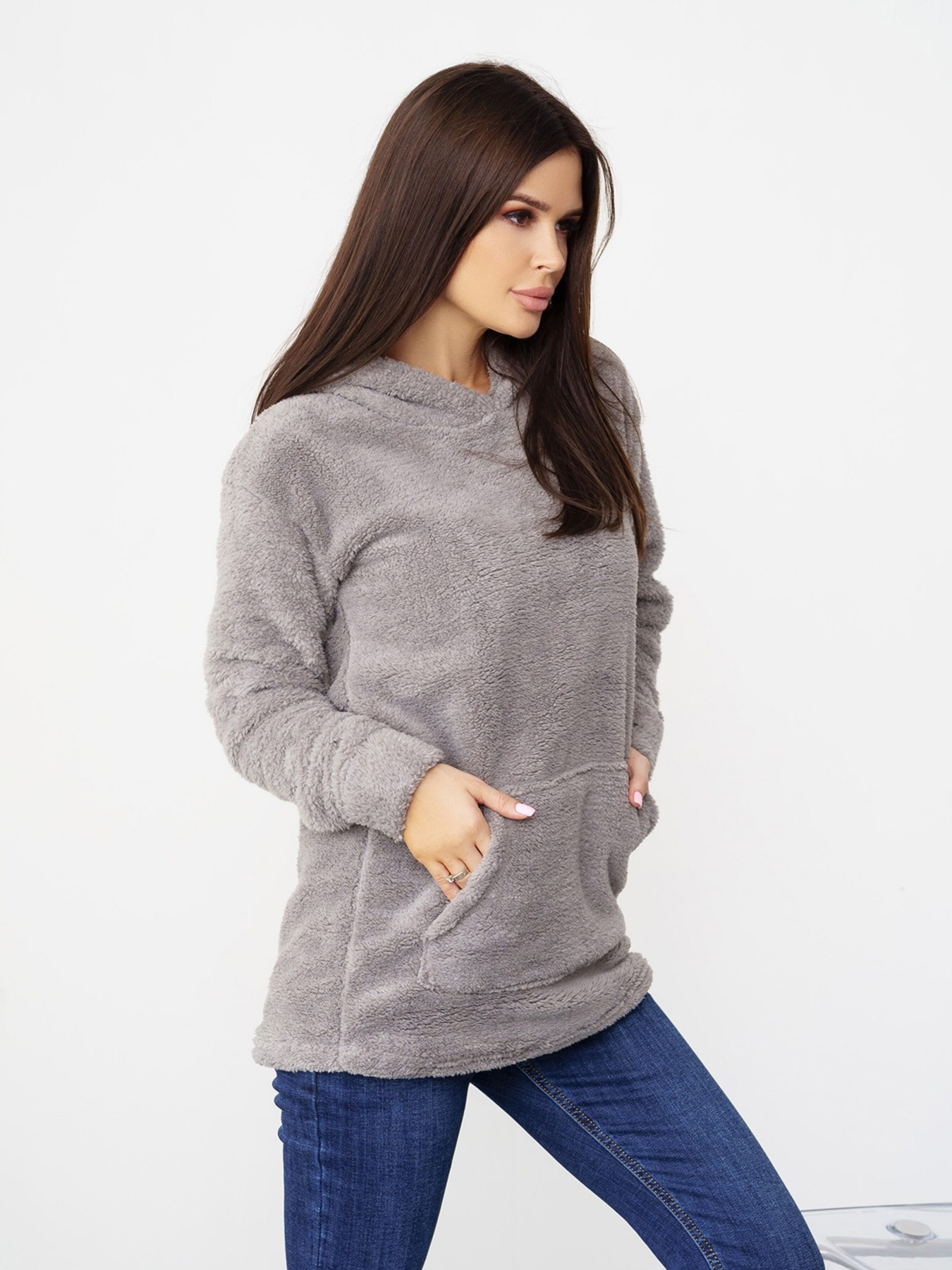 Худі ISSA Plus модель WN20-350_grey Худі ISSA Plus модель WN20-350_grey Фото