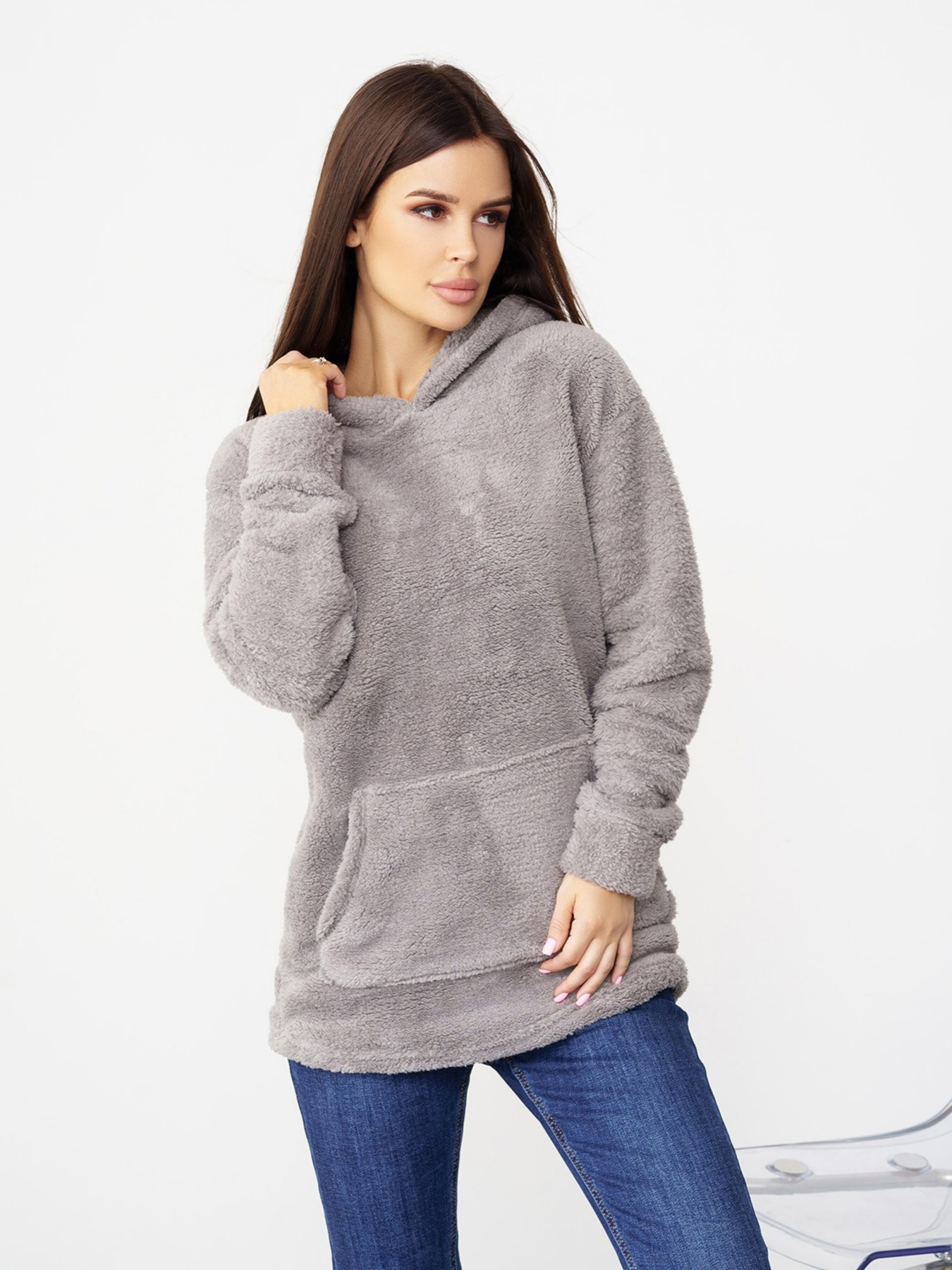 Худі ISSA Plus модель WN20-350_grey Худі ISSA Plus модель WN20-350_grey Фото