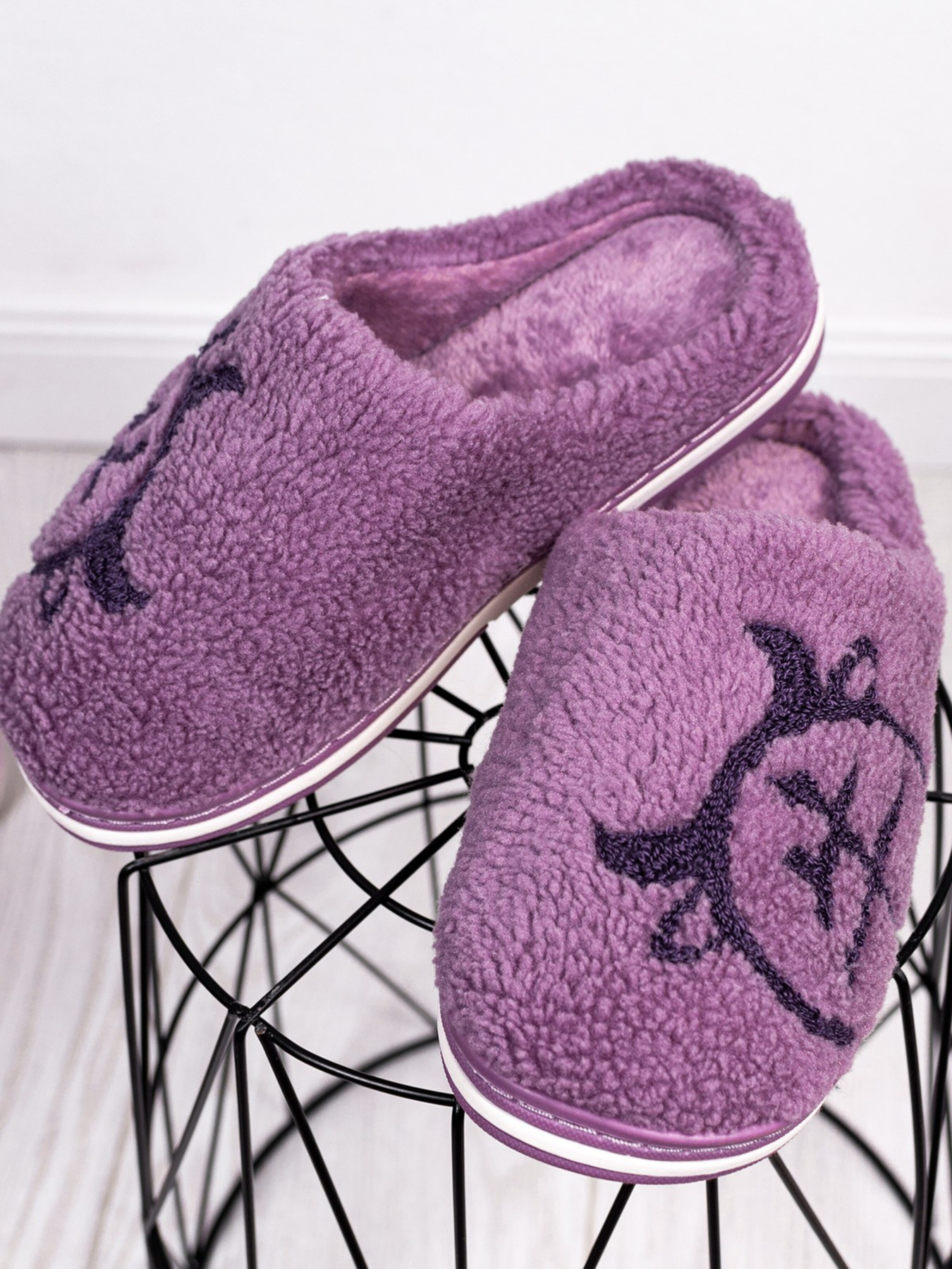 Тапки ISSA Plus модель OB3-07_lilac Фото