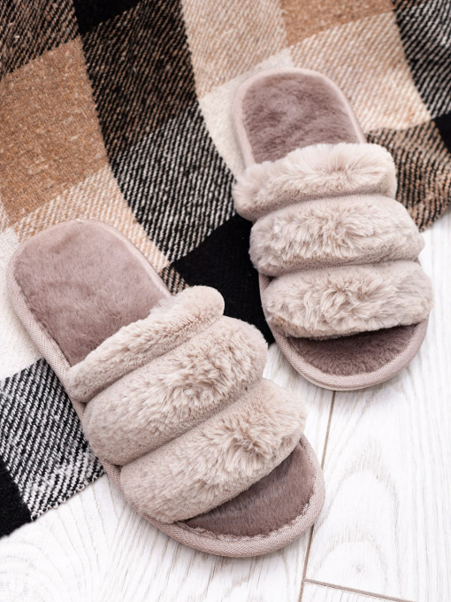 Тапки ISSA Plus модель OB3-08_beige Фото