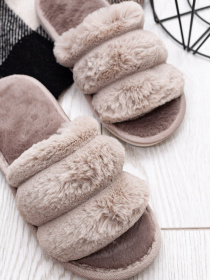 Тапки ISSA Plus модель OB3-08_beige Фото