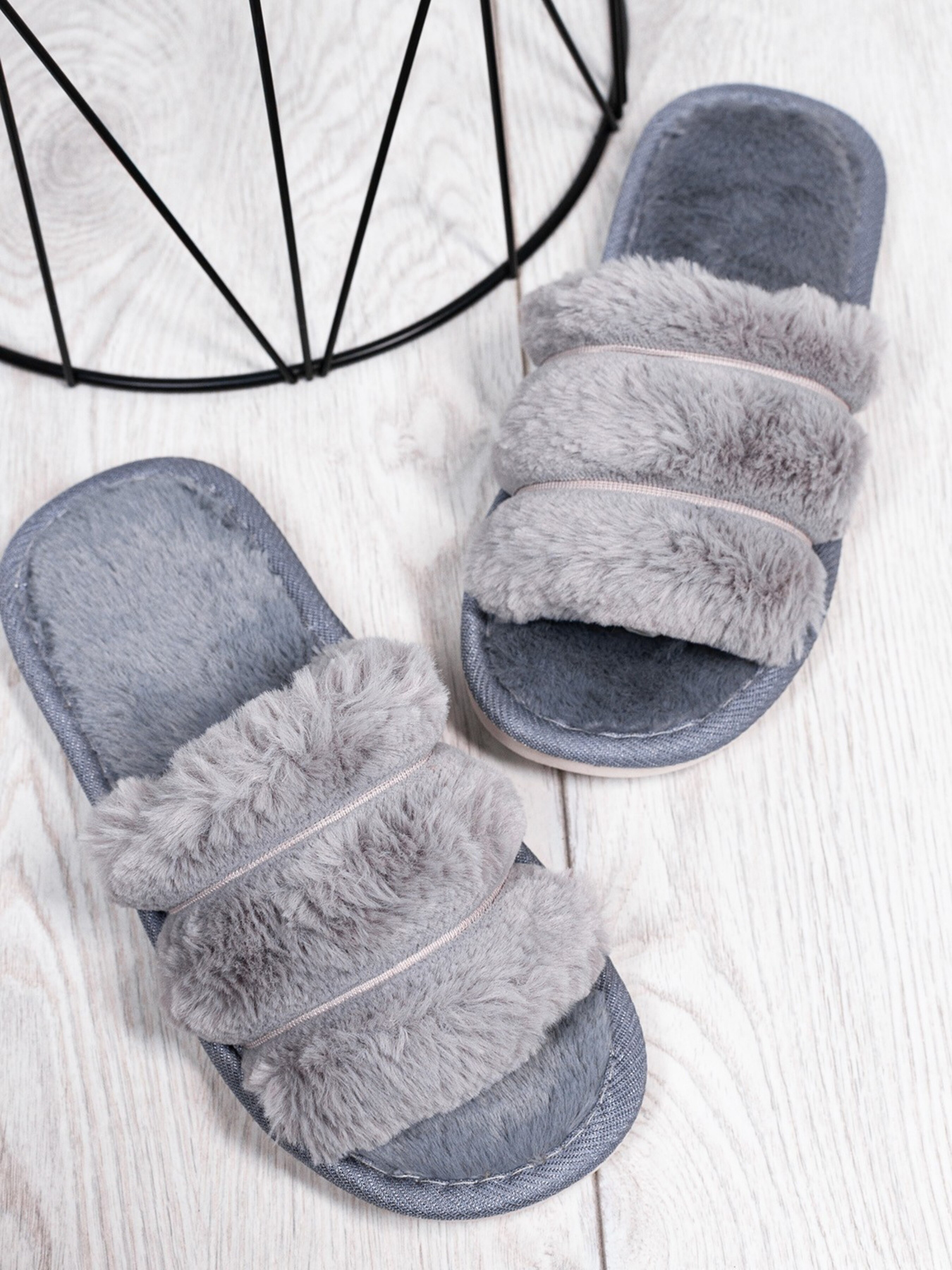 Капці ISSA Plus модель OB3-08_grey Капці ISSA Plus модель OB3-08_grey Фото